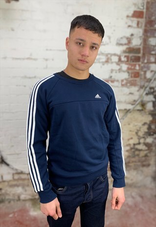 VINTAGE ADIDAS SWEATSHIRT - NAVY