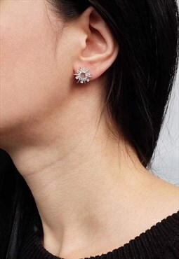 Star Stud Earrings Women Sterling Silver Earrings