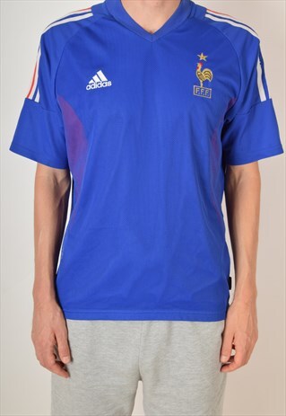 ADIDAS FOOTBALL / SHIRT JERSEY FRANCE '02 (3135)