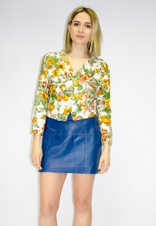 VINTAGE 90'S PRINT SHIRT / BLOUSE
