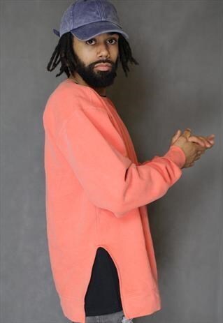 SALE - SPLIT MELON WASHED SWEATSHIRT