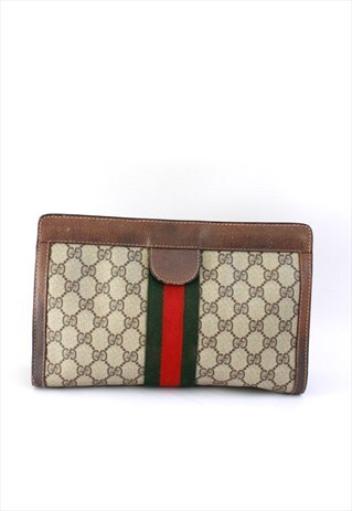 VINTAGE GUCCI OPHIDIA CLUTCH BAG