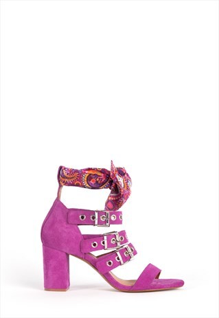 VERBENA SABRINE ANKLE WRAP HEEL SANDAL