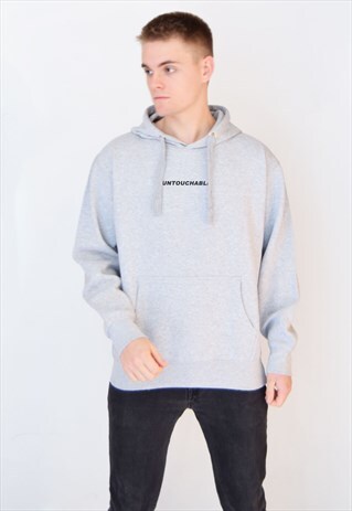 GREY UNTOUCHABLE HOODIE