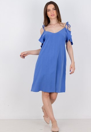 OPEN BACK MIDI DRESS
