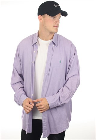 VINTAGE RALPH LAUREN CHECK LONG SLEEVE BLAKE SHIRT