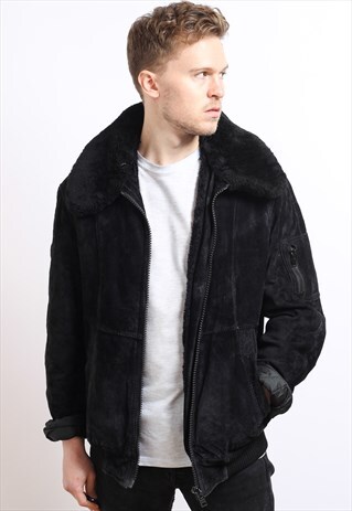 VINTAGE SUEDE AVIATOR JACKET