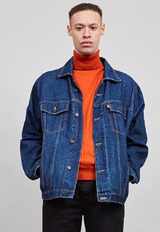 VINTAGE 90'S CLASSIC RED TAB DARK WASH LEVI'S DENIM JACKET