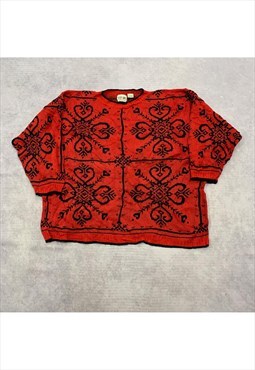 Vintage Knitted Jumper Women's XL