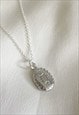 TABITHA MINI SILVER OVAL LOCKET  