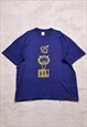Vintage 1993 U2 Zooropa Single Stitch Blue Print T Shirt