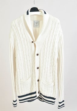 Vintage 00s Jean Paul cardigan in white