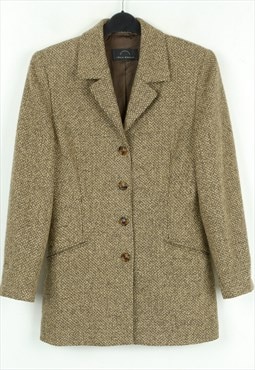 Sonia Bogner Wool Blazer Button Up Jacket Sport Coat Suit