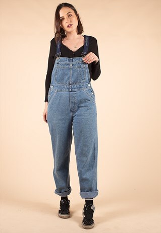 VINTAGE TOMMY HILFIGER DENIM DUNGAREES /R34071