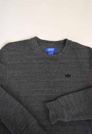 VINTAGE 90S ADIDAS GREY SWEATSHIRT