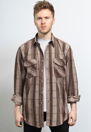 VINTAGE CORDUROY CORD SHIRT