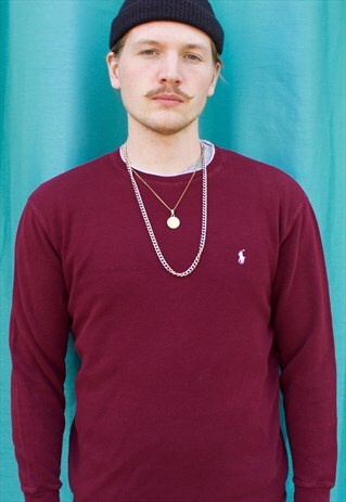 VINTAGE RALPH LAUREN BURGUNDY SWEATSHIRT