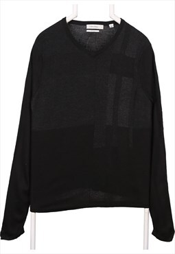 Vintage 90's Calvin Klein Jumper / Sweater Knitted V Neck