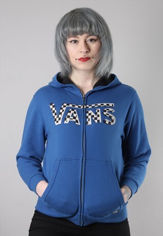 VINTAGE VANS FULL ZIP HOODIE SMALL