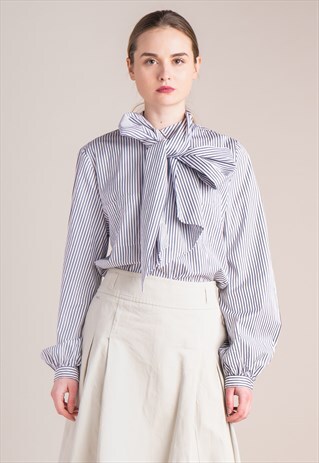 HUGO BOSS STRIPED BOW SHIRT