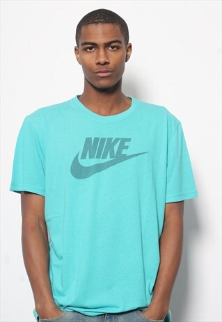 VINTAGE NIKE LOGO T-SHIRT BLUE