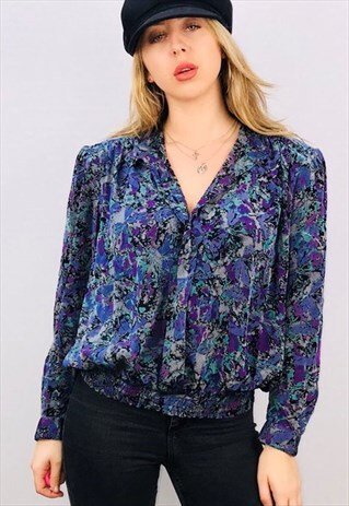 VINTAGE OVERSIZED PATTERN SHIRT