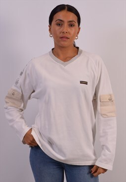 Vintage Small Sweatshirt Jumper White