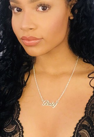 THE BABY SILVER PLATED PENDANT NECKLACE