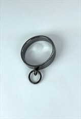 VKBYVERA Silver Ring Black Rhodium Plated