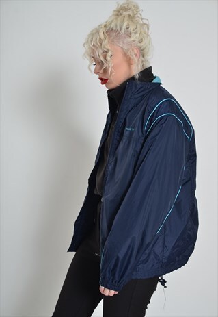 VINTAGE REEBOK SHELL JACKET BLUE
