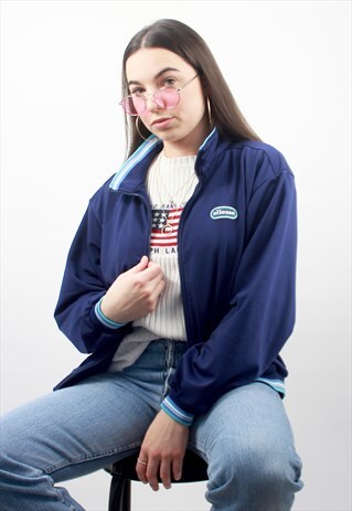 90'S RETRO BLUE TRACK JACKET