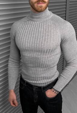  Turtleneck sweater gray