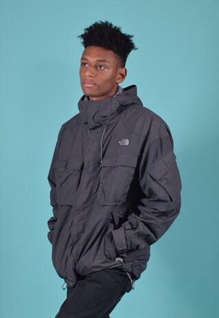 VINTAGE THE NORTH FACE GREY RAIN JACKET