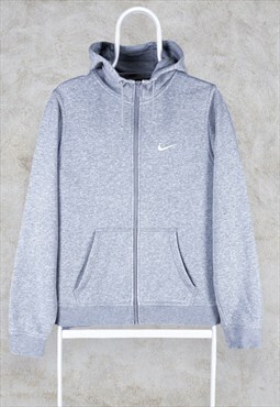 Nike Grey Hoodie Full Zip Men's Small