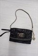 Y2K Guess Shoulder Bag Black Chain Strap