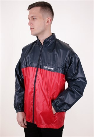 90S VINTAGE ADIDAS SHELL RAINPROOF JACKET AA8962