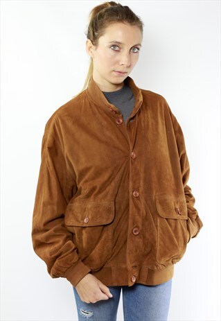 BOMBER JACKET / BOMBER JACKET SUEDE / SUEDE BOMBER JACKET