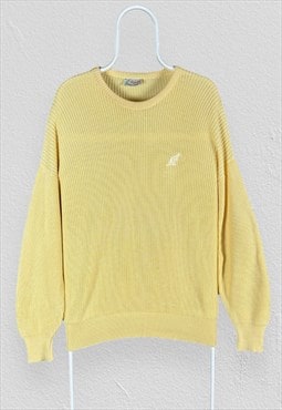 Australian L'Alpina Yellow Knit Jumper Made in Italy Large