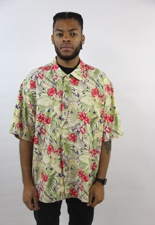 VINTAGE 90'S FLORAL PRINT SHIRT
