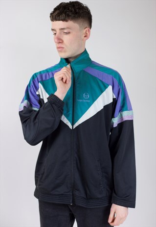 VINTAGE SERGIO TACCHINI 90S MULTICOLOUR SPORTS JACKET