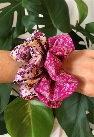 LIBERTY PRINT SCRUNCHIES X2