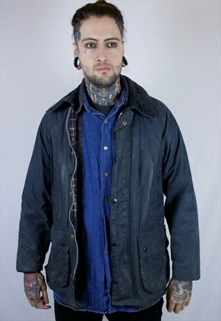 VINTAGE BARBOUR BEDALE WAXED JACKET