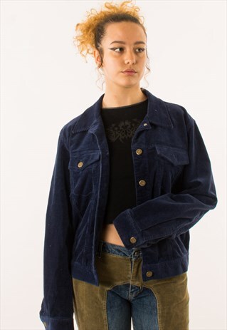 VINTAGE NAVY CORDUROY JACKET