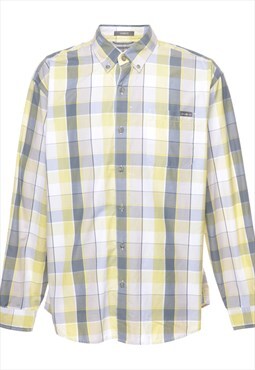 Eddie Bauer Grey & Yellow Buffalo Check Shirt - XL