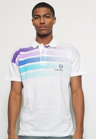 VINTAGE SERGIO TACCHINI POLO SHIRT WHITE