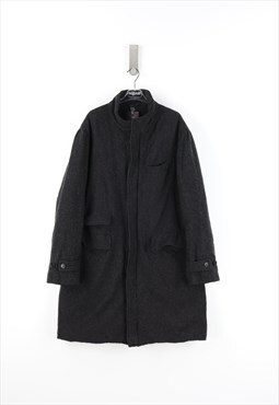 Moncler Wool - Down Coat Jacket in Black - 5
