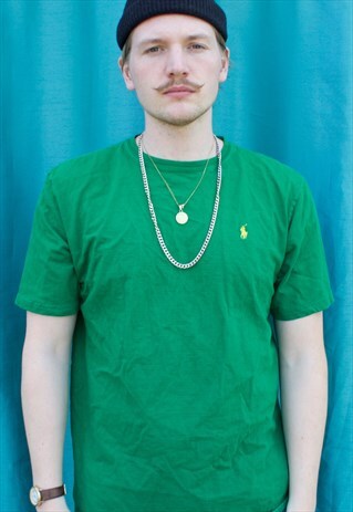 VINTAGE GREEN RALPH LAUREN T SHIRT