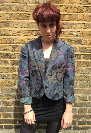 CROPPED TAPESTRY JACKET
