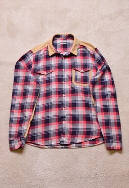 AllSaints Conspirator Check Western Lumberjack Casual Shirt 