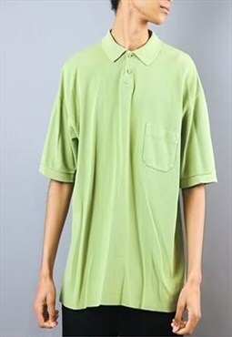 vintage green lacoste polo shirt